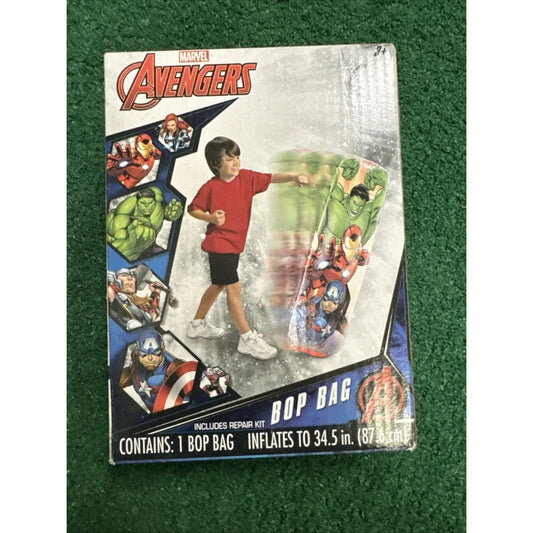 Marvel Avengers 34.5’’ inflatable bop bag with Hulk, Iron Man, Captain America
