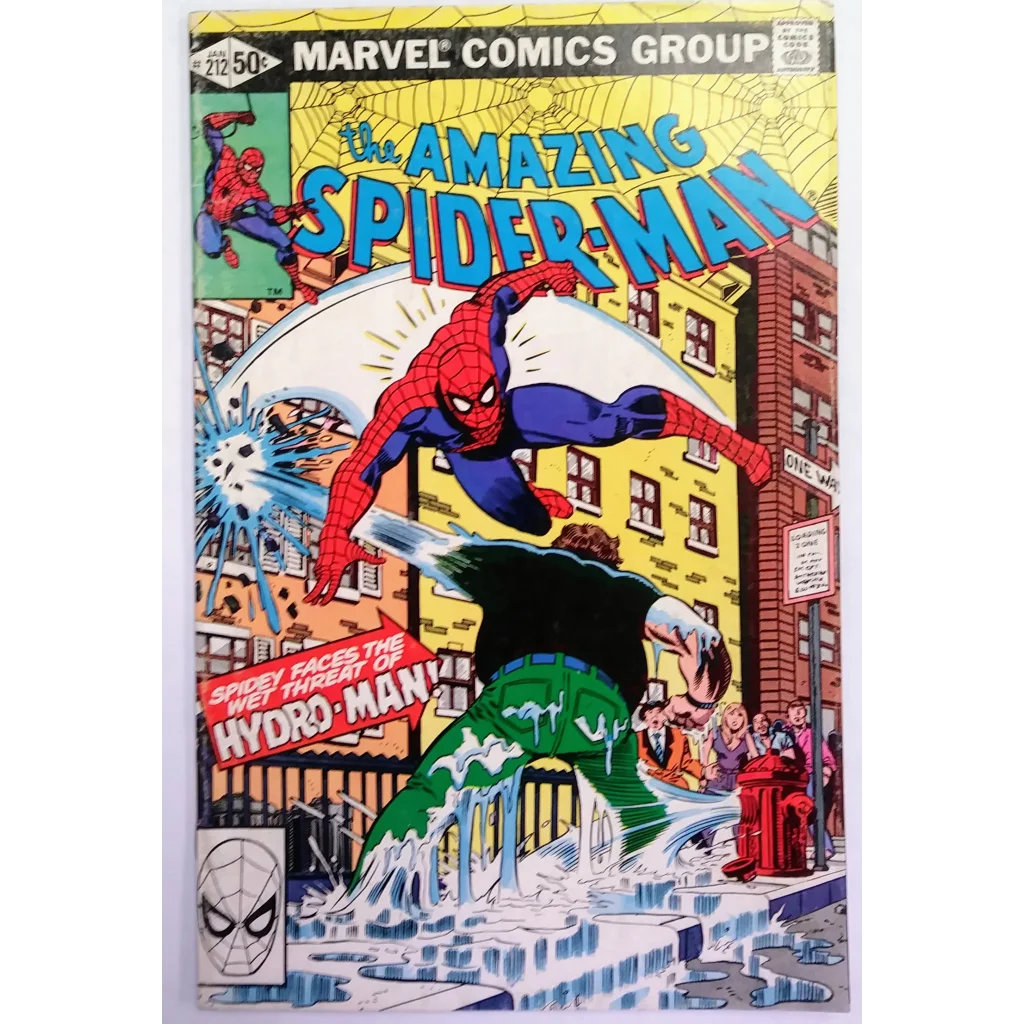 Vibrant Marvel Comics Amazing Spider-Man issue 212 action cover