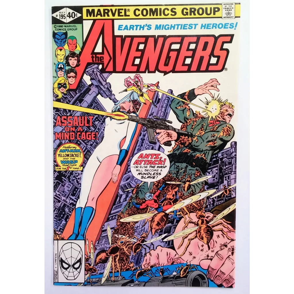 1985 Marvel Comics Avengers Assault on Mind Cage epic issue