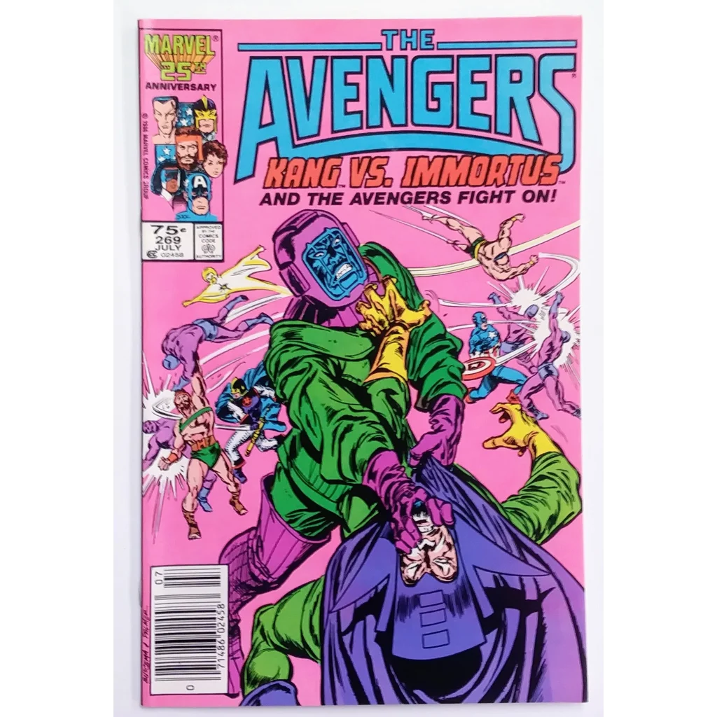 Marvel Comics Avengers 269 Kang vs Immortus epic battle comic
