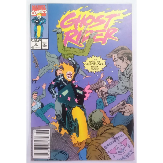 Dynamic Ghost Rider Issue 2 Marvel Comics cover with vibrant action