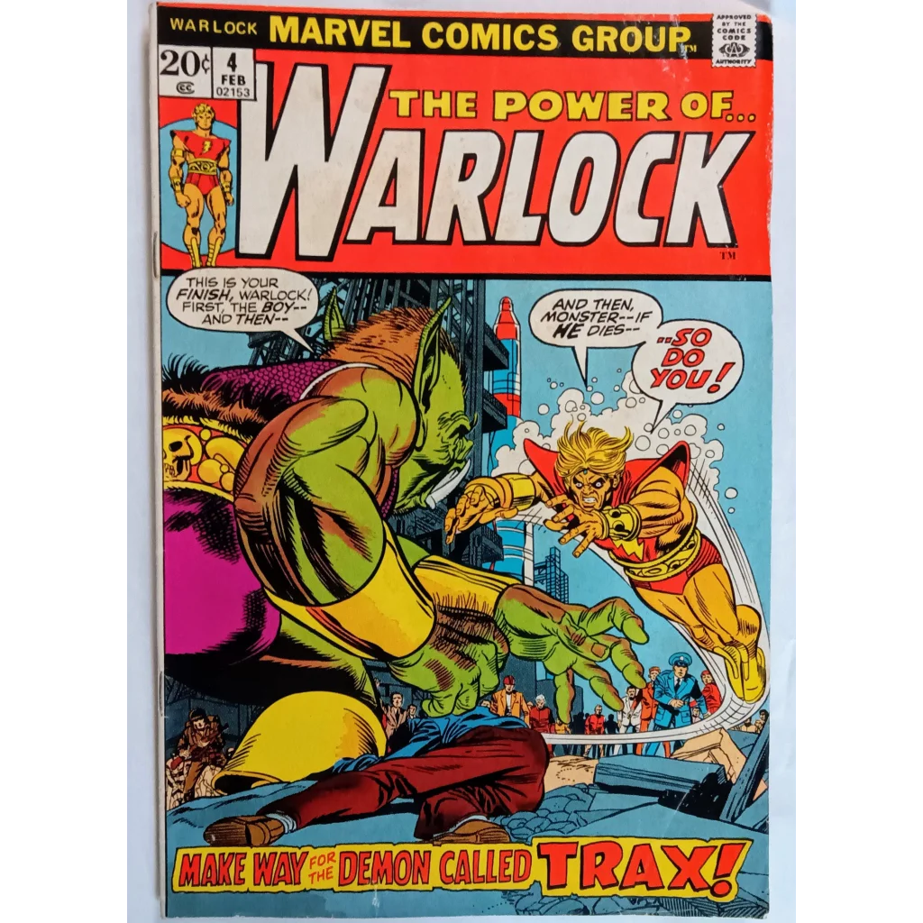 Vibrant Marvel Comics Warlock issue 4 epic battle comic