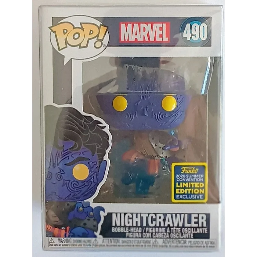 Marvel Funko Pop Nightcrawler limited edition figure #490