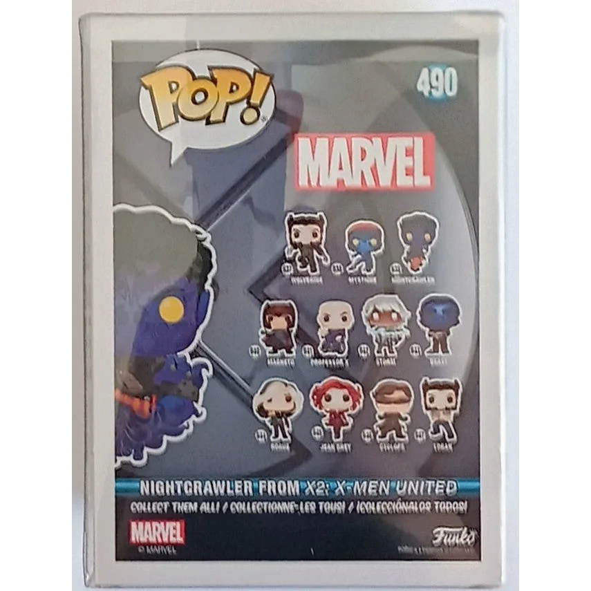 Marvel Funko Pop Nightcrawler #490 limited edition figure