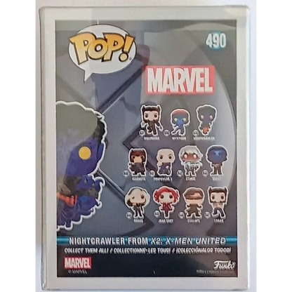 Marvel Funko Pop Nightcrawler #490 limited edition figure