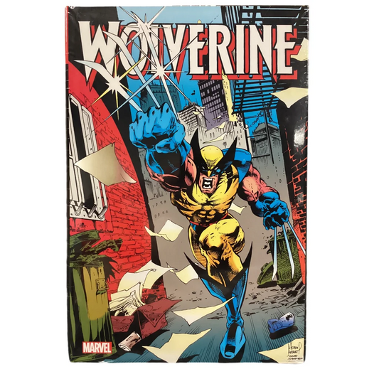 Vibrant Marvel Omnibus Wolverine cover with Wolverine in action by Chris Marrinan