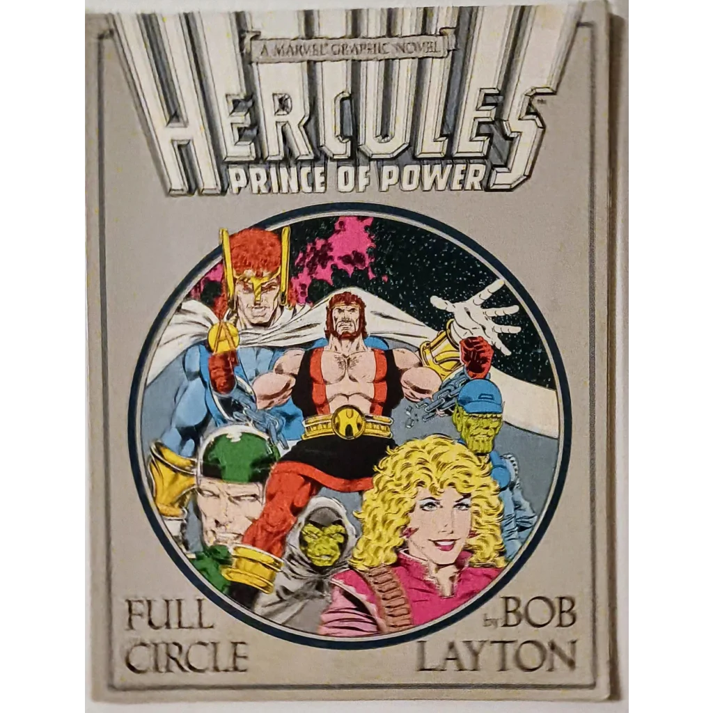 Comic book cover of Hercules Prince by Bob Layton epic Marvel adventure