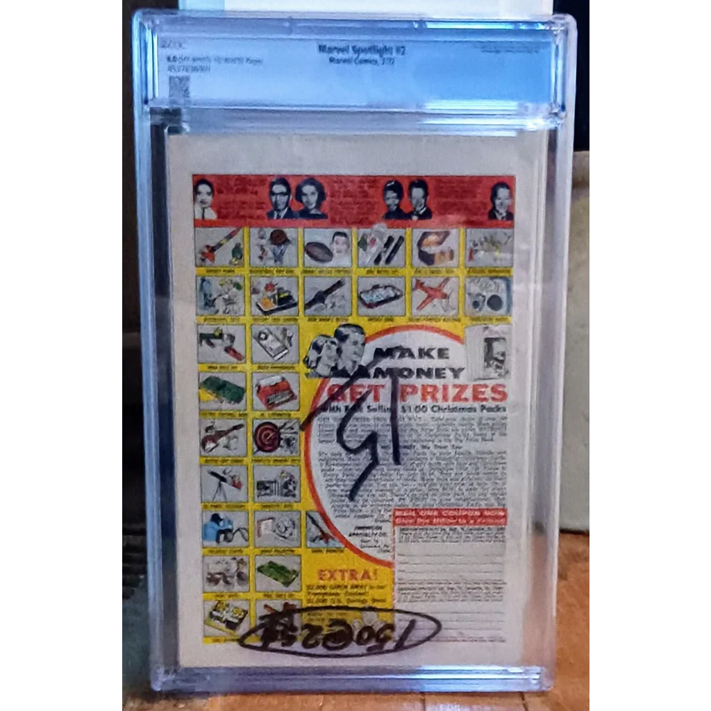 Framed Marvel Spotlight Werewolf By Night CGC 4.0 comic in acrylic