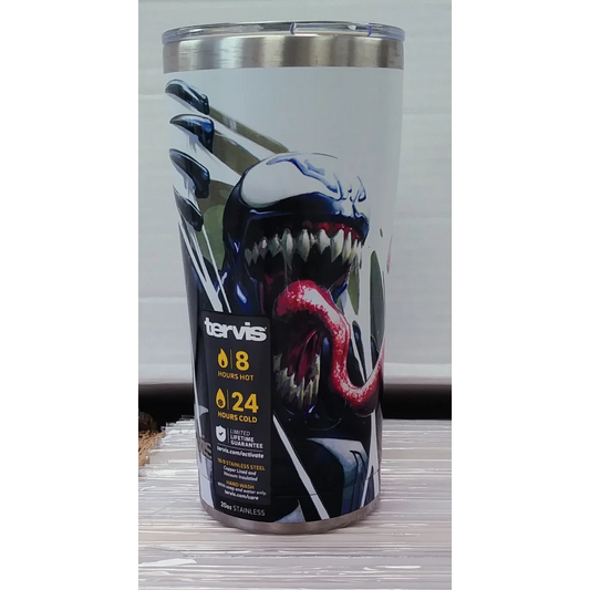 24-hour cold Tervis Venom stainless steel tumbler keeps drinks ice cold