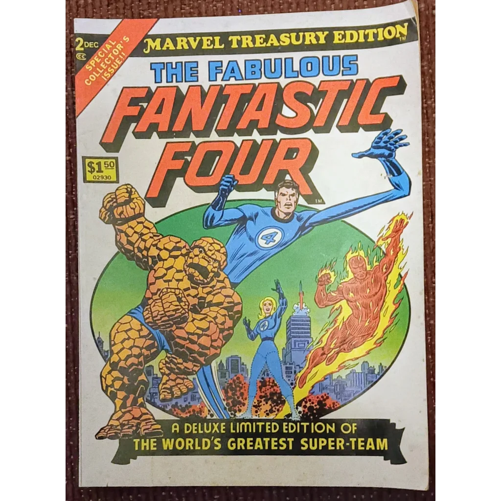 Marvel Treasury Edition Fantastic Four oversized comic classic
