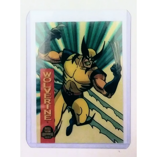 1994 Marvel Universe Card Wolverine in suspended animation pose