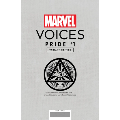 Marvels Voices Pride comic book variant featuring epic warrior woman, perfect for Marvels Voices Pride fans
