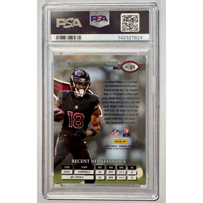Marvin Harrison Jr. 2025 Donruss Retro 1995 PSA 9 💎 Arizona Cardinals WR