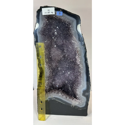 Stunning 14.65 kg Brazilian amethyst cathedral geode