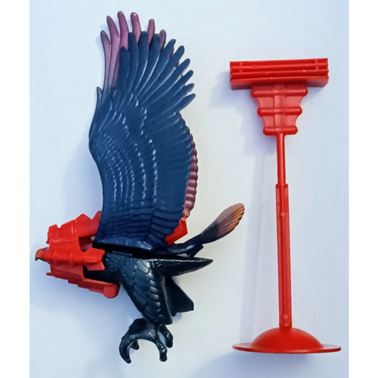 Red Screech Masters of the Universe action figure toy eagle with suction cup