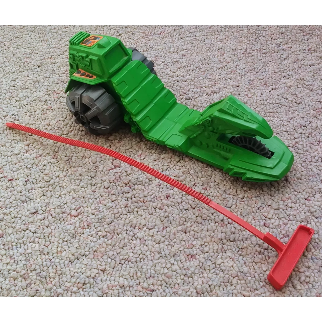 Vintage 1983 Masters of the Universe Vehicle Road Ripper toy with green dino