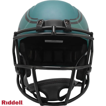 Matte Green Riddell Rave Collection Replica Football Helmet | Authentic Sports Collectible | vintageantiquesgifts.com