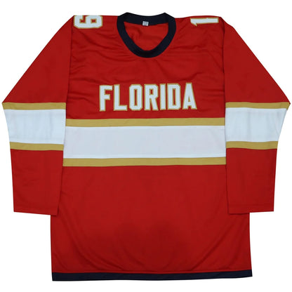 Matthew tkachuk autographed Florida panthers custom hockey jersey red #19