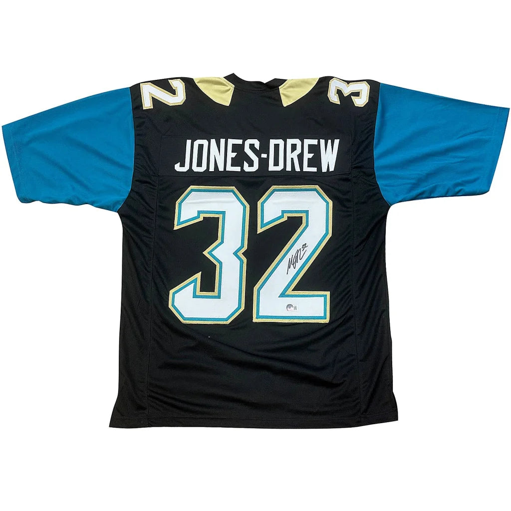 Autographed Jacksonville Maurice Jones-Drew black custom jersey #32