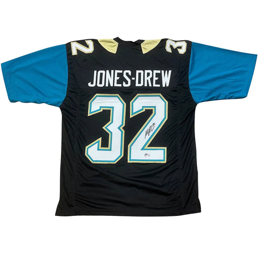Autographed Jacksonville Maurice Jones-Drew black custom jersey #32