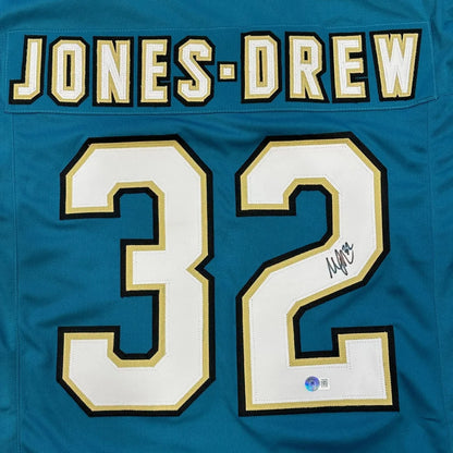 Autographed Jacksonville custom jersey #32 signed by Maurice Jones-Drew