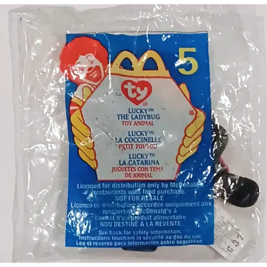 McDonalds Ty Lucky Ladybug Beanie Baby Toy 2000 Collectible