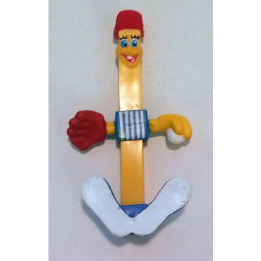 Vintage 1989 McDonald’s Fry Benders Baseball Player Happy Meal Toy