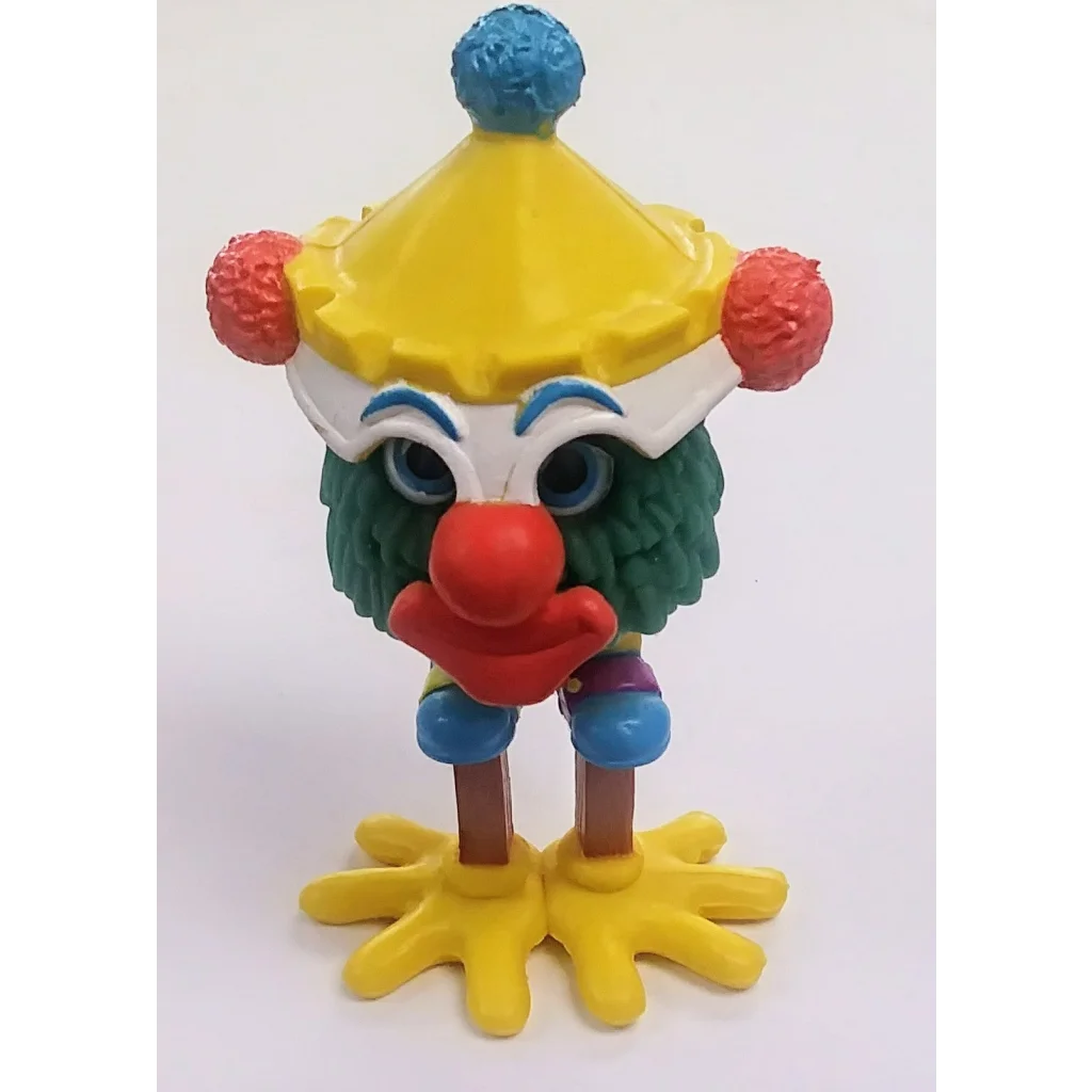 Vintage 1989 McDonald’s Fry Guy Clown Happy Meal toy with red nose