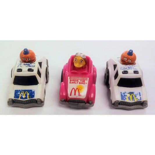McDonalds Happy Meal Toy Set with Birdie and Big Mac Cars