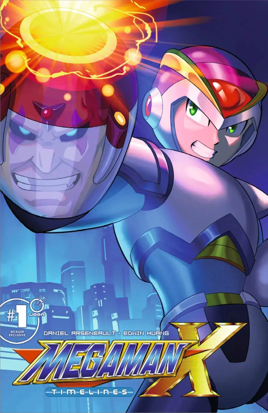 Mega Man X Timelines #1 ECC Bundle Set Cover 3 — BOOM Studios Video Game Collectible Set USA