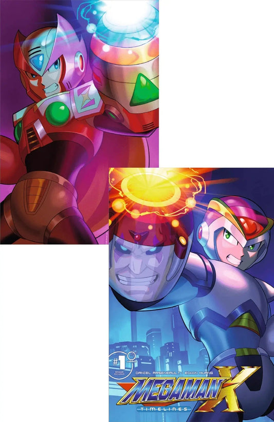 Mega Man X Timelines #1 ECC Bundle Connecting Set Cover 1 — BOOM Studios Video Game Comics Collectible USA