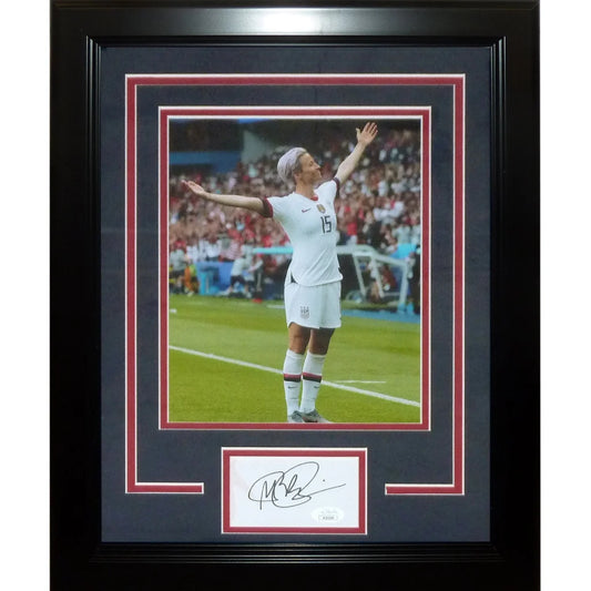 Megan Rapinoe autographed World Cup signature series frame with signed photo