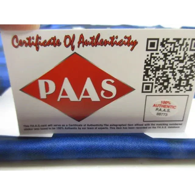 White certificate of authenticity with red diamond logo for Megan Rapinoe signed autographed soccer jersey