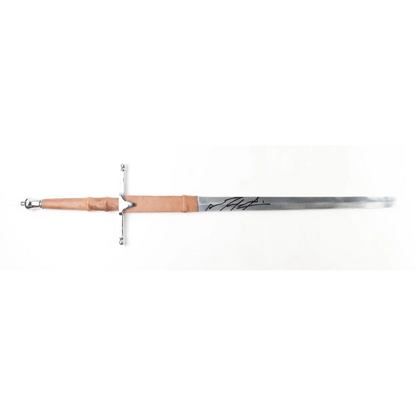 Mel Gibson signed Braveheart prop replica sword with leather grip celebrity authentics