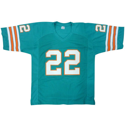 Teal Mercury Morris Miami Dolphins custom jersey, number 22