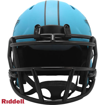 Miami Dolphins Riddell mini football helmet with matte blue flames
