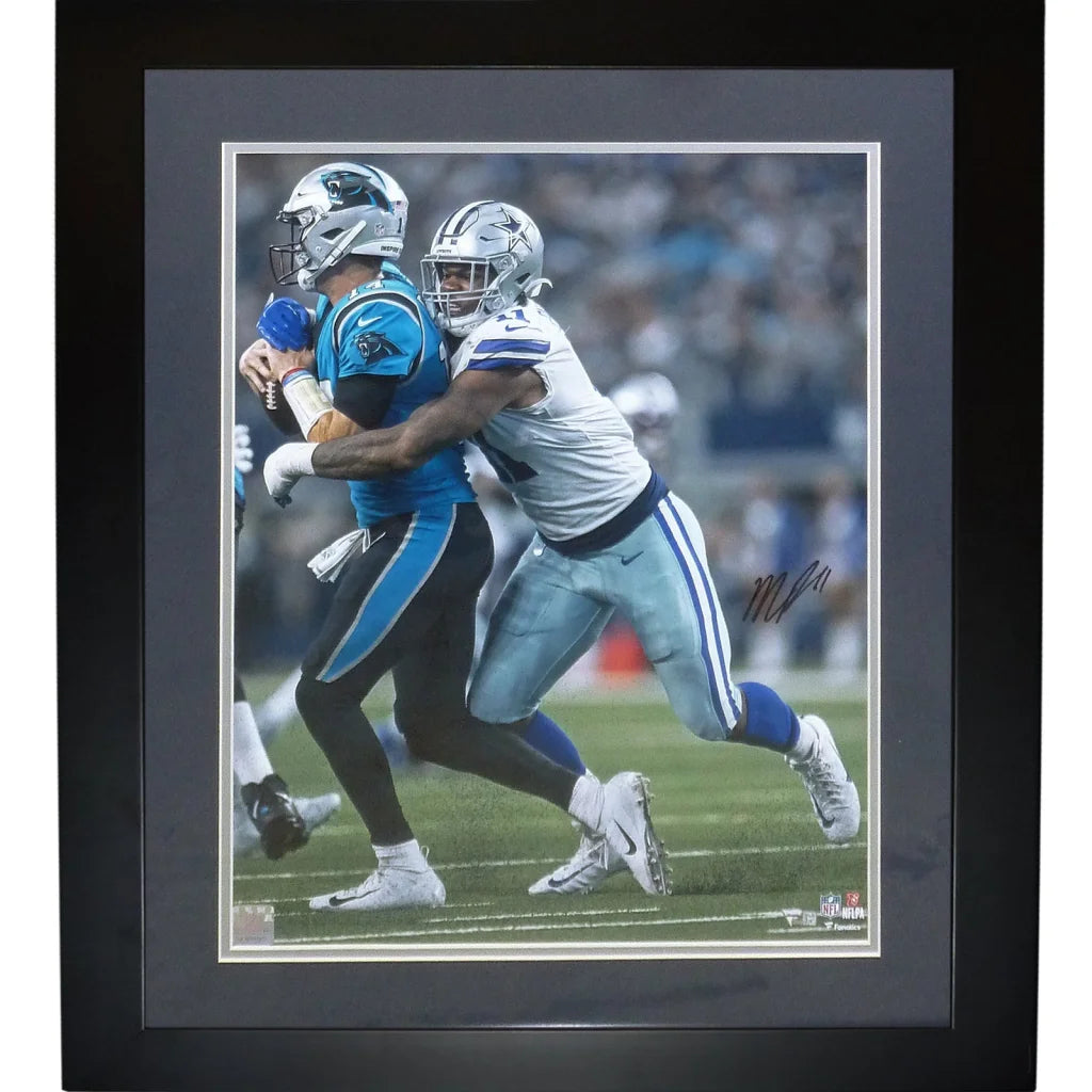 Micah Parsons autographed Dallas Cowboys deluxe framed 16x20 photo