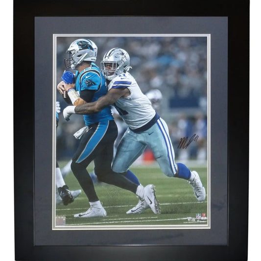 Micah Parsons autographed Dallas Cowboys deluxe framed 16x20 photo