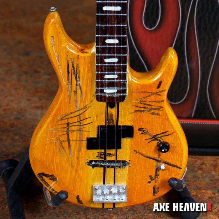 Michael Anthony Yamaha Bass Mini Guitar by Axe Heaven® with yellow body