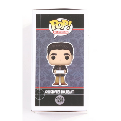 Funko Pop Christopher Moltisanti vinyl figure boxed, signed by Michael Imperioli