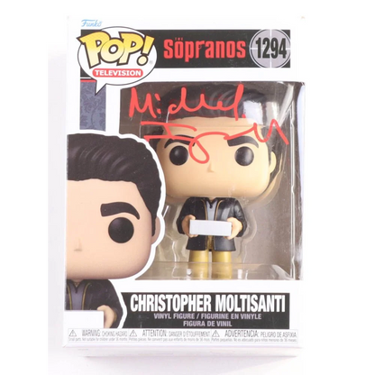Autographed Michael Imperioli Christopher Moltisanti vinyl figure from The Sopranos show