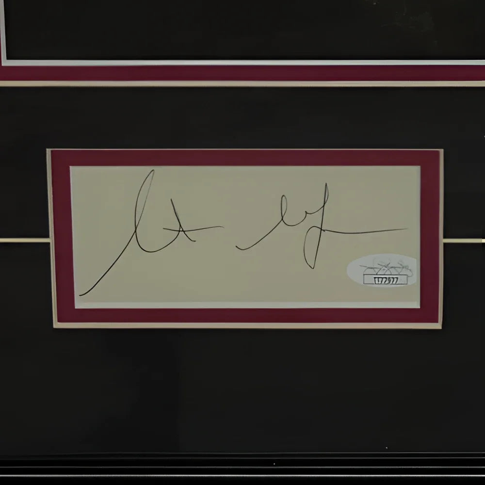 Deluxe framed 16x20 photo of Steven Van Zandt and Sopranos cast autographs