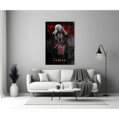 Michael Jordan Bulls 23 Canvas Wall Art Poster | Modern Wall Art Decor | vintageantiquesgifts.com
