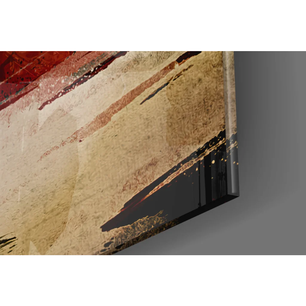 Michael Jordan Bulls 23 red gold wall art canvas print