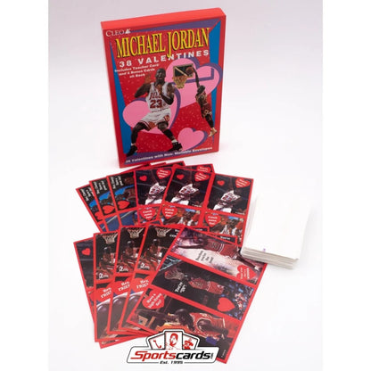 Michael Jordan Valentines 38-card set in red and black
