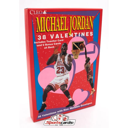 Michael Jordan Valentines 38 card set with action cards and bonus trading cards