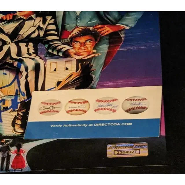 Michael Keaton autographed Beetlejuice 8x10 photo with COA and poster artwork image