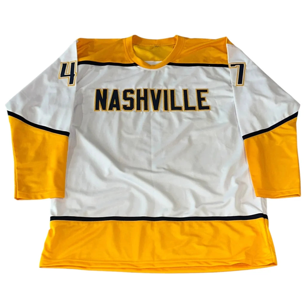 Michael McCarron autographed white Nashville Predators hockey jersey