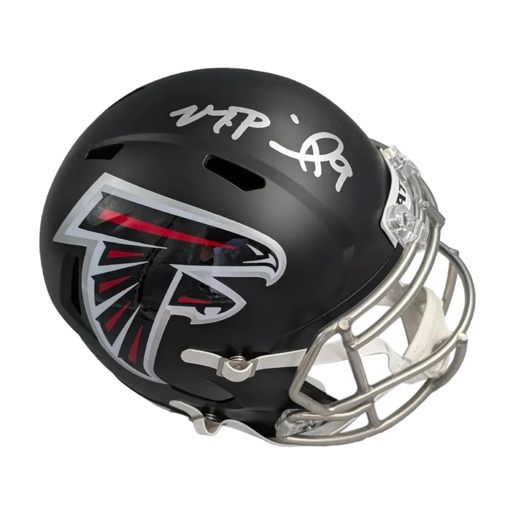 Michael Penix Jr Signed Atlanta Falcons Speed Replica Helmet | Creative Sports | vintageantiquesgifts.com