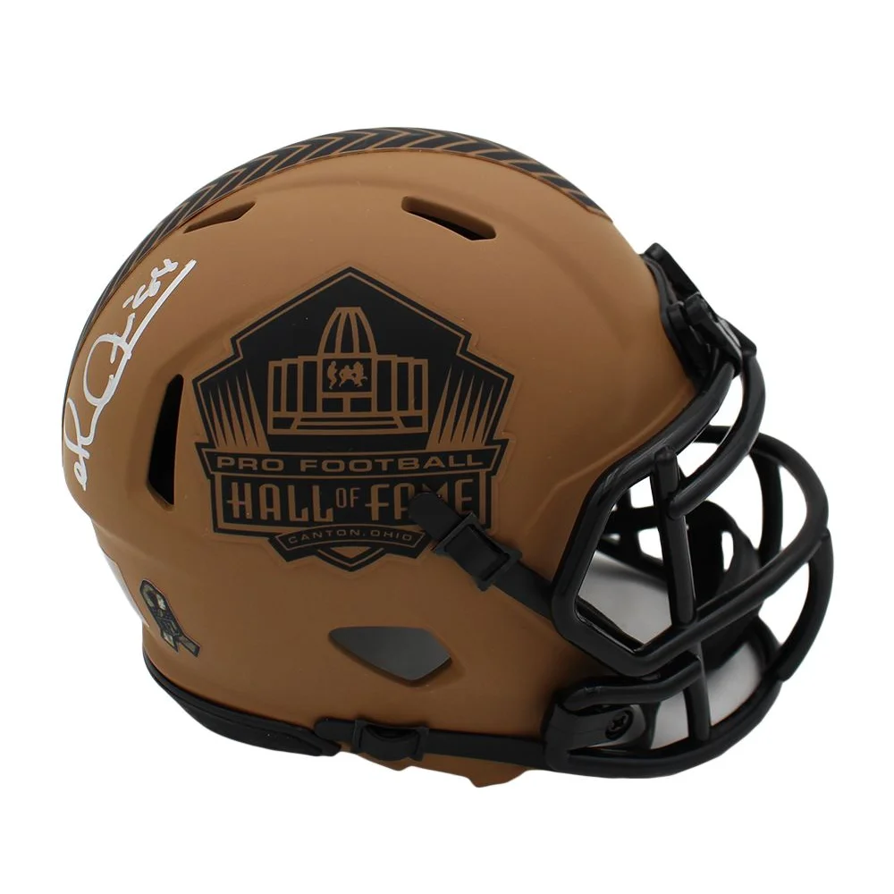 Michael Playmaker Irvin Signed Hall of Fame Mini Helmet | Authentic Sports Collectible | vintageantiquesgifts.com